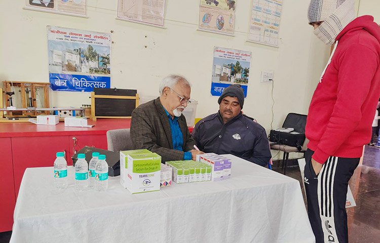School Eye Screening Camp at Ravindra Global Academy School Manauli village, Sonipat, Haryana